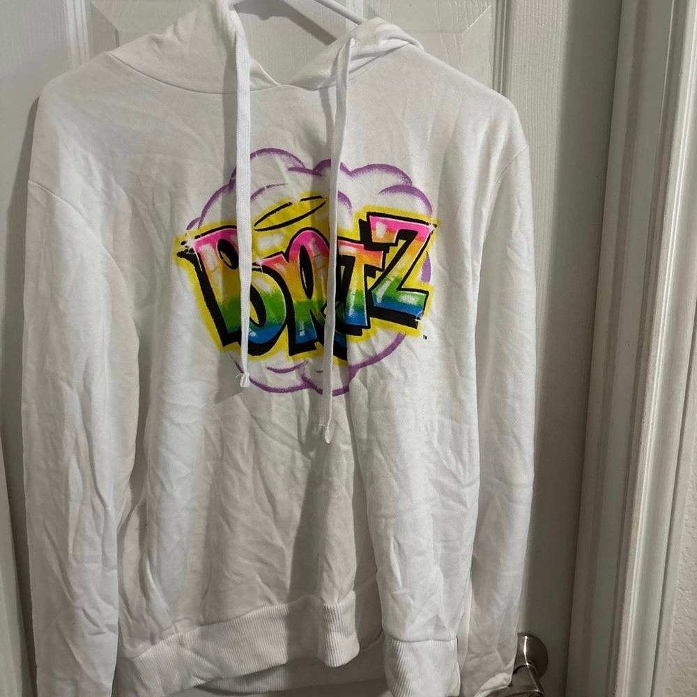 Bratz Women's White Hoodie Sweater